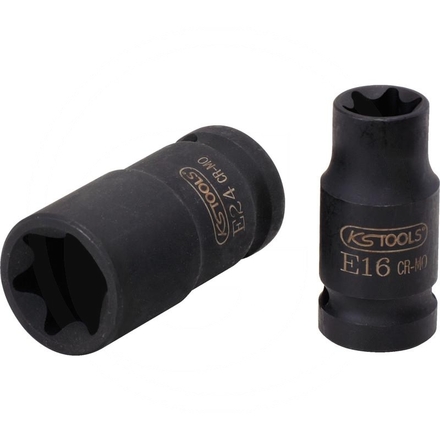 KS Tools Impact socket ETX, 3/8", E14