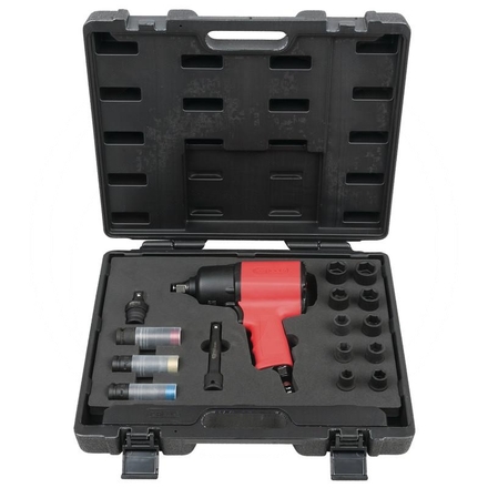 KS Tools Impact wrench set, 17pcs, 1/2", 690Nm