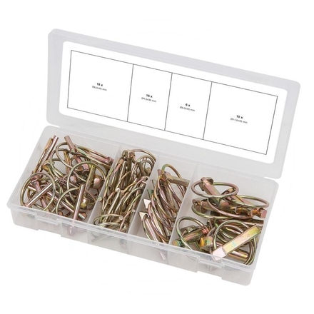 KS Tools Lynch-Pins Assortment, 50 pcs