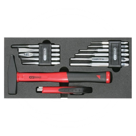 KS Tools Pin punch and hammer set