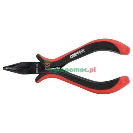 KS Tools Precise long nose plier serrated, 130mm