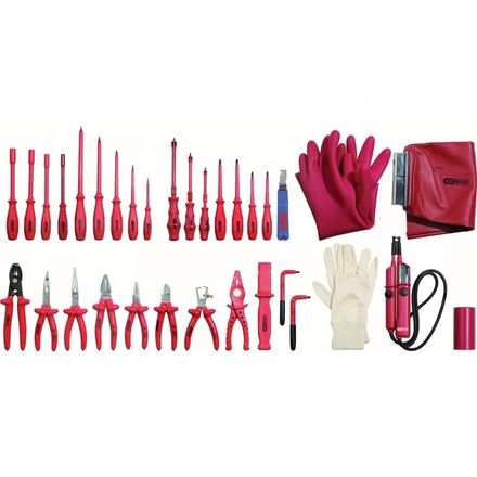 KS Tools Profi electricians tool set, 30pcs