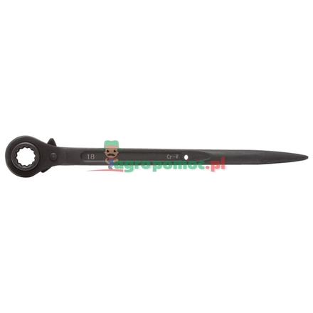 KS Tools Ratcheting scaffold spanner, 19x24mm