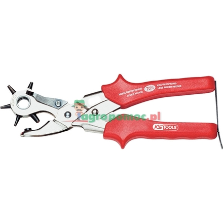 KS Tools Revolving punch plier, normal, 250mm