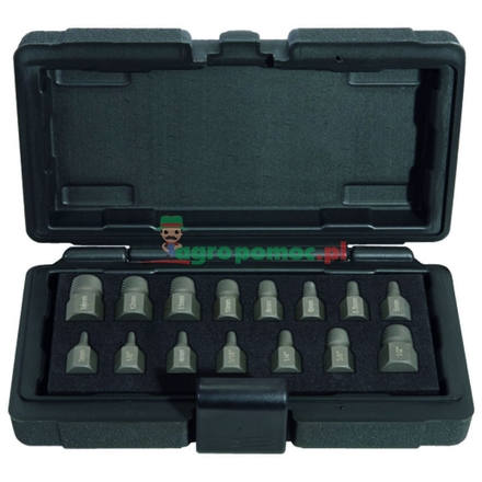 KS Tools Spiral screw and bolt extractor set