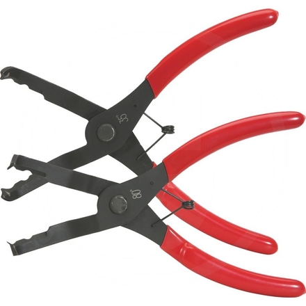 KS Tools Trim clip plier set, 2pcs, type 1 and 2