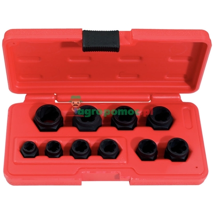 KS Tools Twist socket set, 10pcs, M8-M19