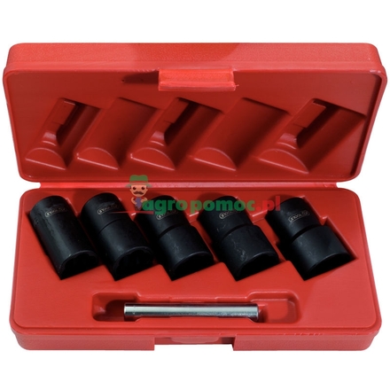 KS Tools Twist socket set, 6pcs, 1/2", 19-25mm