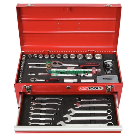 KS Tools Uni tool set,100pcs,1/4" +1/2"