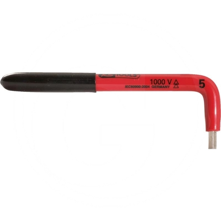 KS Tools VDE angled hex screwdriver, 4mm