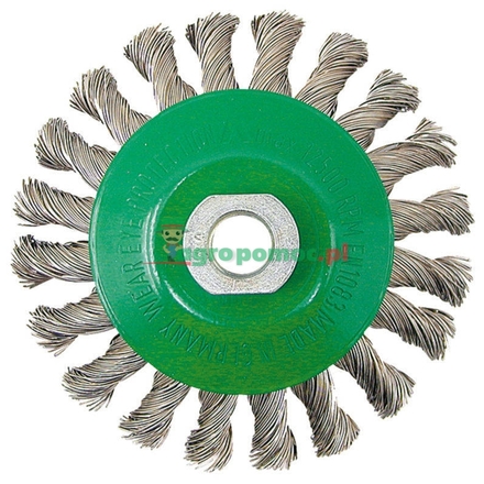 KS Tools Wire brush,steel wire, 0,50,Ø115mm