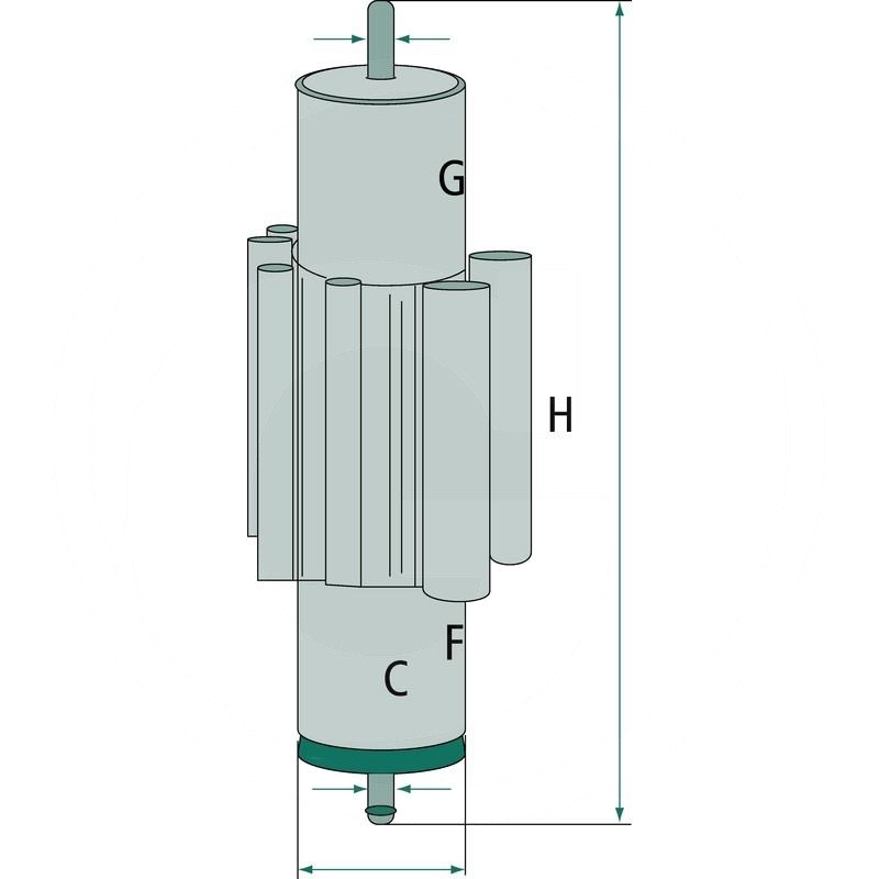 MANN Fuel filter | 105066