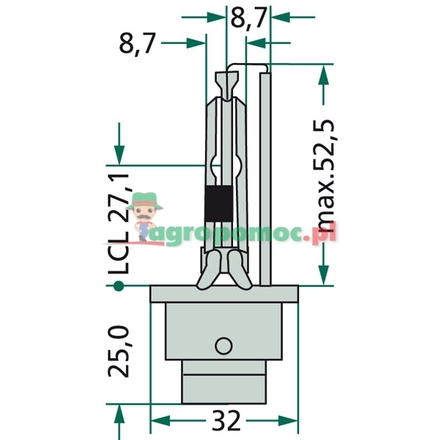 Philips Gas discharge bulb