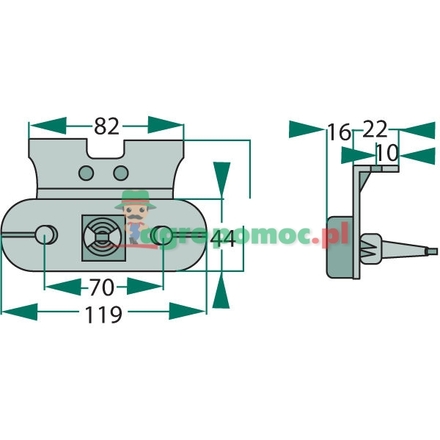 PROPLAST LED-Side marker light | 21200001, 82710203, 21-2000-014