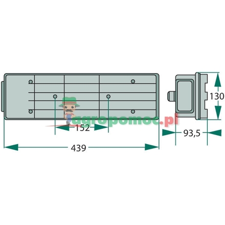 PROPLAST Rear light | 40217202, 333423