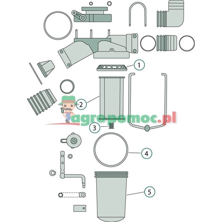 Rau Filter tap, complete