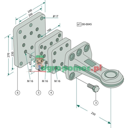 Rockinger Weld-on plate