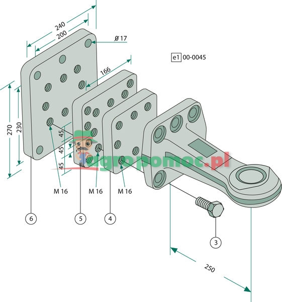 Rockinger Weld-on plate