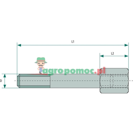 STAUFF X-pipe clamp RS ED 6 II