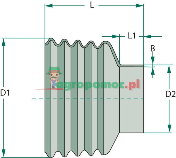 Walterscheid Protective cone