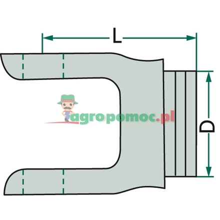 Weasler Profile yoke | 204046851